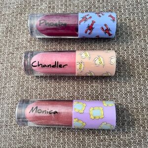 Set of Three Friends-Themed Lip Gloss